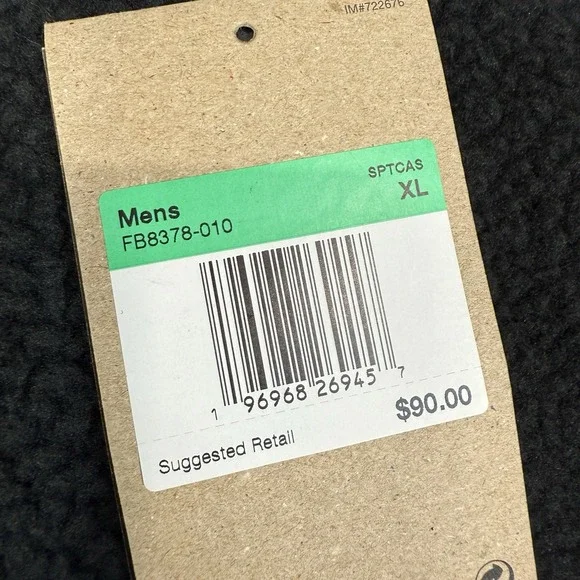 Nike Sweatshirt Pullover Fleece Club Crew Size XL FB8378-010 Black NEW $90 - Picture 4 of 12